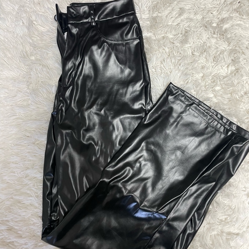 Black Leather Pants